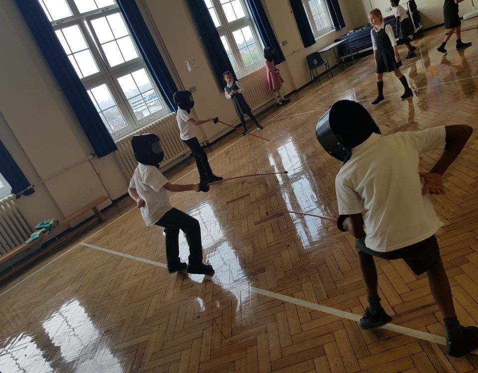 Fencing activities for schools London